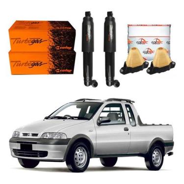Imagem de Kit Amortecedor Traseiro Strada 1.3 1.6 2001 A 2003 - Cofap