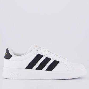 Imagem de Tênis Adidas Streettalk Feminino Branco e Preto, 37