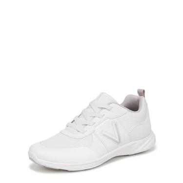Imagem de Vionic Tênis de caminhada feminino Shay II - Active Lace-Up Tênis de caminhada tamanhos 34 a 44, Malha branca, 34