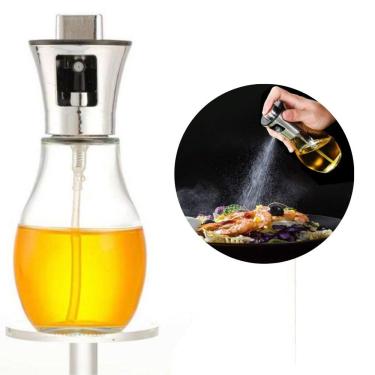 Imagem de Galheteiro Vidro Spray Borrifador Pulverizador Porta Azeite Temperar Salada 200ml