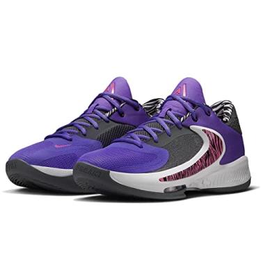 Imagem de Nike Tênis de basquete masculino Zoom Freak 4, Action Grape/Pinksicle, 43