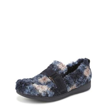 Imagem de Vionic Pantufa feminina Imogen, Azul-marinho multi, 37