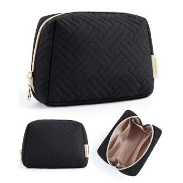 Imagem de Bolsa de maquiagem BAGSMART Small Travel Cosmetic Cosmetic Toiletry Bl