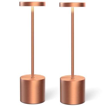 Imagem de Candeeiro de mesa sem fio AUDLES recarregável de 5000mAh, pacote com 2