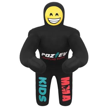 Imagem de POZTEV Boneco de luta livre infantil – manequim de luta livre não preenchido, treinamento de MMA e Jiu Jitsu para jovens
