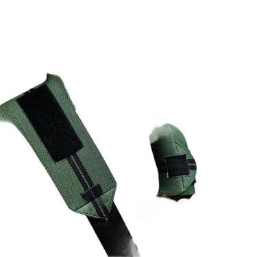 Imagem de Munhequeira Pulso de Suporte, Academia e Musculação - Proteção Contra Lesões no Punho(Verde Militar)