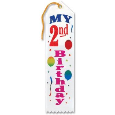 Imagem de Beistle Fita My 2Nd Birthday Award