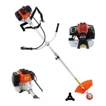 Imagem de Roçadeira 2 Em 1 Cortador De Grama Galhos A Gasolina Multifu