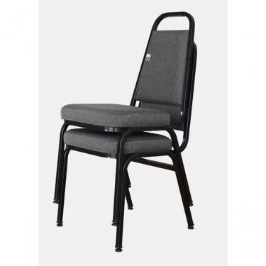 Imagem de 02 Cadeiras Empilhável Para Hotelaria Linha Hotel Jersey Marrom