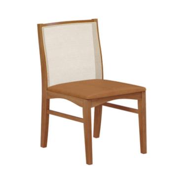 Imagem de Cadeira Em Madeira Com Tela Capri Courano 47 Tela 36