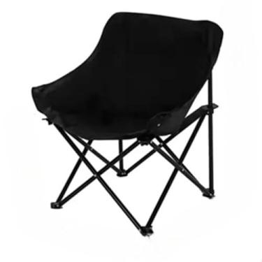 Imagem de Cadeira De Praia DobráVel Para Acampamento – Leve E PortáTil(Preto)