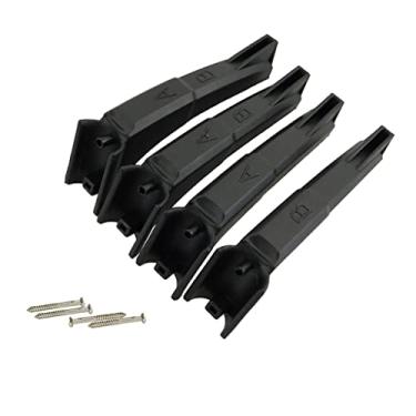 Imagem de Trem de pouso de tripé para drone H502S H502E, pacote com 4, preto