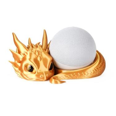 Imagem de Suporte de alto-falante inteligente Dragon Stand para Echo Dot de 4ª e