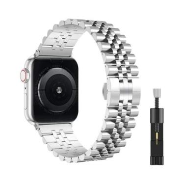 Imagem de Pulseira De Aço Inoxidável Para Apple Watch Ultra 49mm 45mm 41mm 44mm 