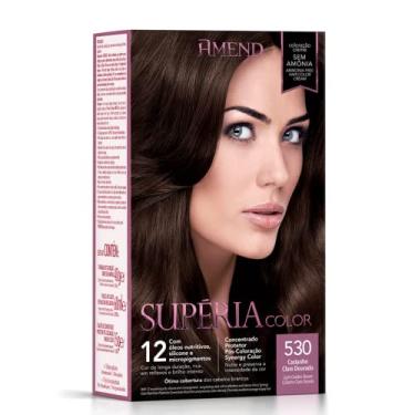 Imagem de Castanho Claro Violeta, Supéria Color Coloração Creme sem Amônia, Amend