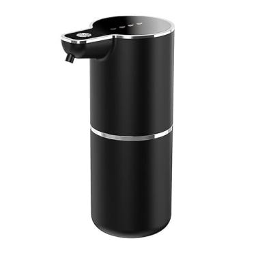 Imagem de Dispensador Sabonete Líquido e Espuma de Automático, Sem Toque com Sensoriamento, Recarregável via USB, 4 Níveis de Dosagem Ajustável, Tanque de 380ml, para dispenser detergente (Preto)