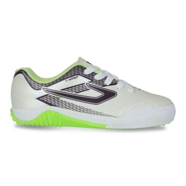 Imagem de Chuteira Topper Recreio VII Infantil Branco Verde-Masculino