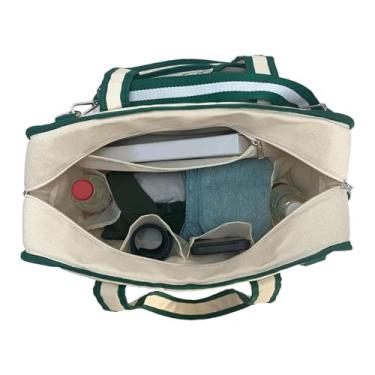 Imagem de Shakven Bolsa de badminton, bolsa com capa para raquete de tênis - Bolsa de ombro com remo de lona,Sacola casual deslocamento ao ar livre raquete de tênis saco masculino feminino saco de esportes