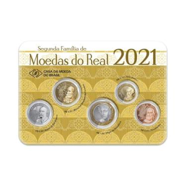 Imagem de Set de Moedas da Segunda Família do Real 2021 (Edição Limitada Tiragem 5000 unidades numeradas)