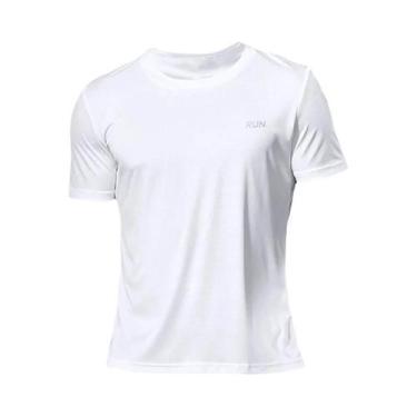 Imagem de Camisetas de Compressão Masculinas - Secagem Rápida para Corrida e Tre