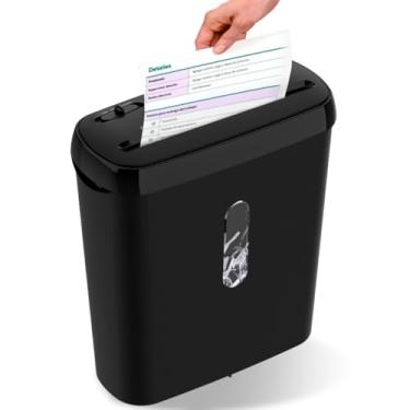 Imagem de Fragmentadora de Papel Yamax 6 Folhas | Corte em Tiras 6 mm | Cesto 8 Litros | Automática | 110V ou 220V | Para Escritório e Home Office (110V)