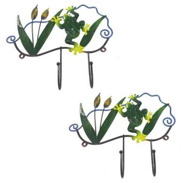 Imagem de Gancho De Ferro Porta Chapeu Bolsa Bone Sapo Pendura 2Un - Braslu