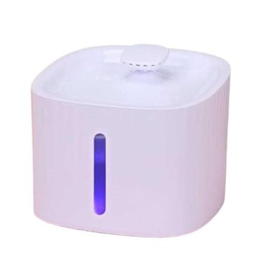 Imagem de Fonte Bebedouro Automático 3L para Cães e Gatos com LED e Filtro – Silencioso e Antiderrapante