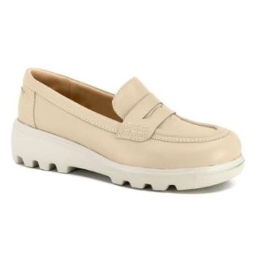 Imagem de Mocassim Usaflex Al1502002 Loafer Tratorado Feminino-Feminino