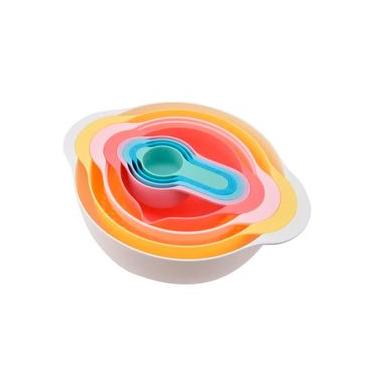 Imagem de Jogo de tigelas medidoras em plástico Kenya 8 peças