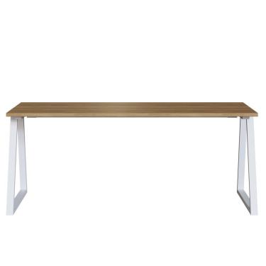 Imagem de Mesa Para Escritorio Office 160 Cm 25861 Nogal Sevilha Branco Artesano Nogal Sevilha Branco