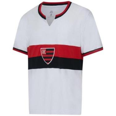 Imagem de Camisa Flamengo Retrô 1976 Branca Masculina-Masculino