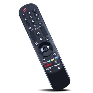 Imagem de ZWP AN-MR21GA AN-MR21GC Controle Remoto Magic Voice Substituição para LG Smart TV, Compatível com LG 2021/2022 UHD OLED QNED NanoCell 4K 8K Smart TV com Ponteiro e Função de Voz