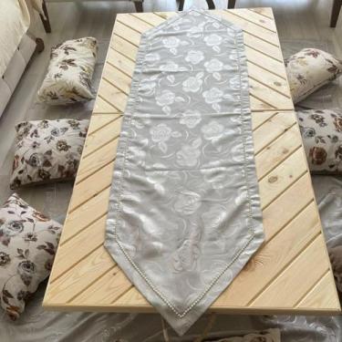 Imagem de Zupemo Mesa de piquenique dobrável de madeira, mesa de piquenique baixa portátil para uso externo com pernas de 41 cm para assentos no chão, praia, acampamento, churrasco, quintal, assentos de 203 x