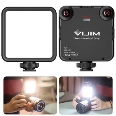 Imagem de ULANZI VL-81 Luz de vídeo LED bicolor de 3000 mAh com Softbox – 3200K-5600K + CRI95 luz de câmera recarregável, 3 suportes frios para DSLR/GoPro/Sony/Canon/iPhone, filmagem Vlog TikTok ao vivo e