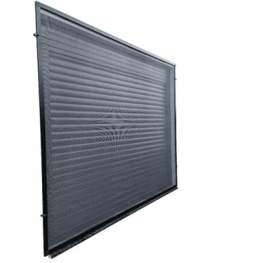 Imagem de Tela para mosquiteiro para janela 150X120 Perfil de aluminio kit completo tela mosquiteiro para janela mosquiteiro mosquito para janel(PRETO)