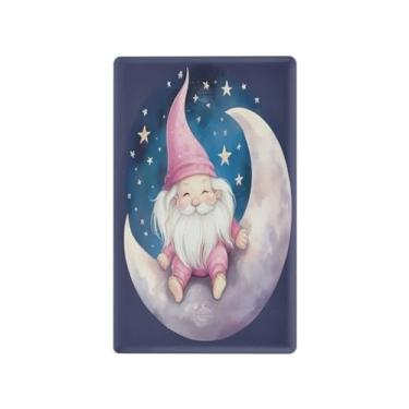 Imagem de Wassud Placa de cobertura de interruptor de luz de elfo luar, capas de tomadas duplex, placa de parede, decoração de casa, sala de estar, quarto, decoração