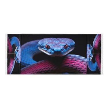 Imagem de Wassud Capas de lavadora e secadora de cobra, protetor de lavadora com sacos de armazenamento, capa de geladeira à prova de poeira com bolsos para lavanderia doméstica, cozinha, 120 x 55 cm