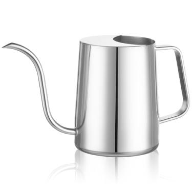 Imagem de Regador para plantas de interior, regador interno com bico longo e alça material de aço inoxidável 304 à prova de ferrugem (1000 ml)