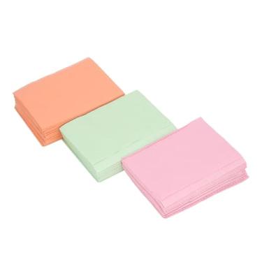 Imagem de CUOFYUNL 60 peças tapete descartável para arte em unhas protetor de mesa para unhas à prova d'água toalhas de mesa para arte em unhas para casa salão de beleza verde rosa laranja