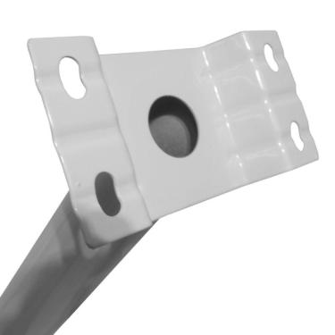 Imagem de Suporte Barra Luminaria Solar 3 Unid Parede Rua Poste Aço