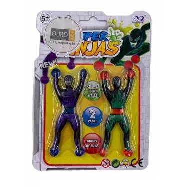 Imagem de Bonequinho ninja geleca gruda na parede (2)