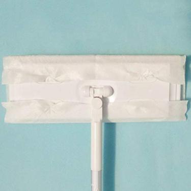 Imagem de HEEPDD Almofadas de Esfregão de Reposição Folhas de Limpeza Almofadas de Esfregão Secas Eletrostáticas 20x29,5 Cm para Telas de Piso Pano Estático Reutilizável de Doméstico 100 PCS Poeira Descartável Doméstica Diária (Como mostrado)