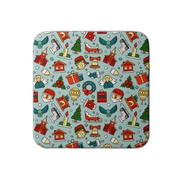 Imagem de Ladrilho Decorativo de Cerâmica Com Estampa de Natal e Ano Novo