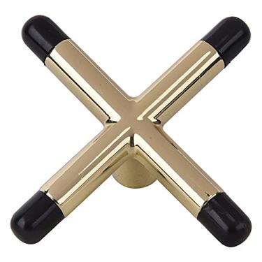 Imagem de KIMISS Metal Antiderrapante Bilhar Snooker Piscina Cue Resto Ponte Cabeça Titular para Acessórios de Bilhar-tipo Cruzado Com Partículas de Plástico (Cruz de borracha)