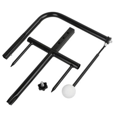 Imagem de Colaxi Ferramenta de treino de swing de golfe, fácil de montar, com ajuste de altura para qualquer nível, melhora a velocidade, o e a flexibilidade no