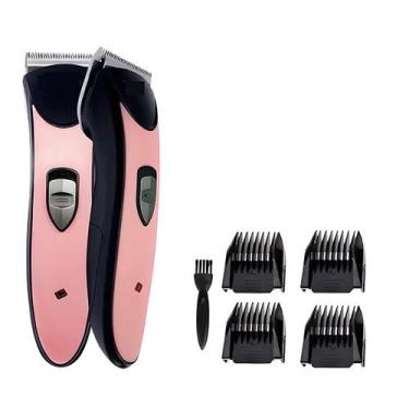 Imagem de Aiker AG-097 Tosadora Recarregável para Cães e Pets - Genérico, Rosa