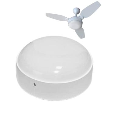 Imagem de Plafon Globo Montado S/ Led P/ Ventilador Legacy - Ventisol