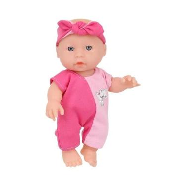 Imagem de Boneca De Vinil Lavável De 6 Polegadas Com Macacão, Boneca Realista E 