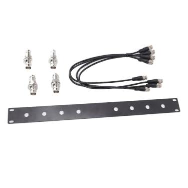 Imagem de GOWENIC Kit de Rack de Antena de Montagem Frontal, Painel 1U de Kit de Antena BNC Com Cabo de 50 Cm, para Montagem Em Rack de Sem Fio SLX SLX2 LX4 PGX2