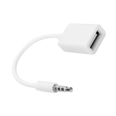 Imagem de Cryfokt Plugue de 3,5 Mm para Cabo Adaptador USB Aux, Som de Qualidade para Sistemas de áudio de Carro, Material de Cobre Sem Oxigênio, Unidades Flash USB